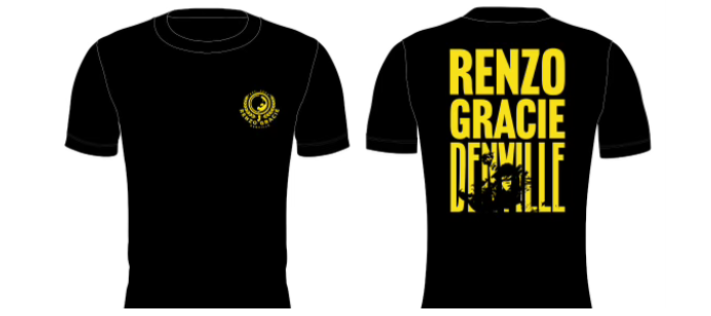 Black Renzo Gracie Denville academy shirt